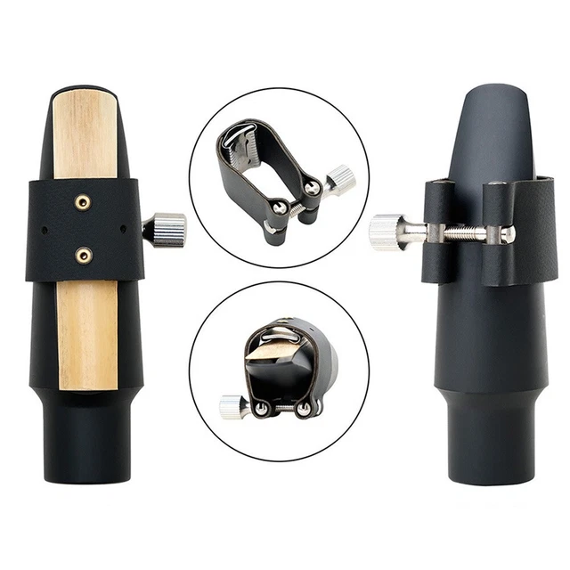 PACK DE 8 coussins patchs embout buccal saxophone 08 mm noir pour