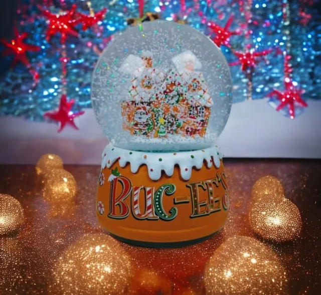 Buc-ee's Musical Snow Globe Navidad 2023 Holiday Bucees Caja de Música Nuevo