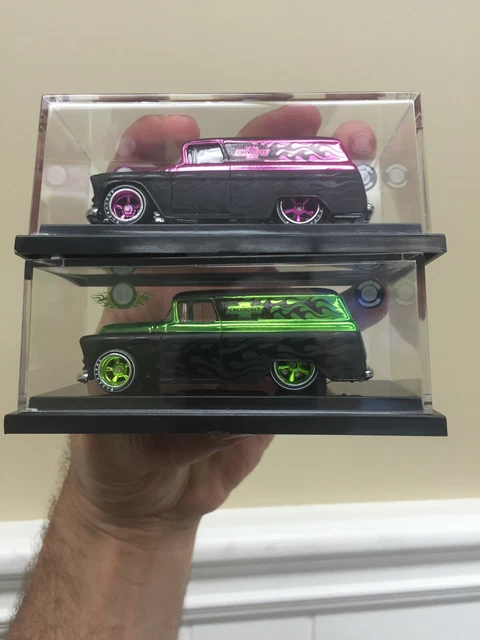 HOT WHEELS JAPAN 55 Chevy Panel 2008 Convention Pink And