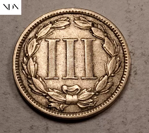 1881 Three Cent Coin (3 Cent) - Extra Fine (XF/EF) - Better Date! #T452