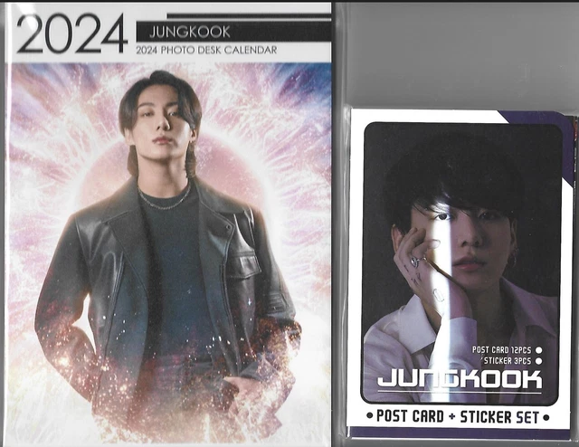 BTS JUNGKOOK PHOTO (New) Calendar Year 2024 & 2025 +[Post Card Set] K