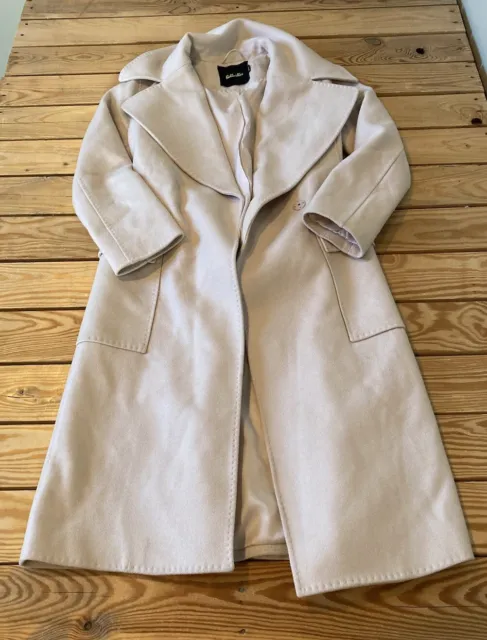 Bellville Women’s Wool Trench Coat size M Beige AS