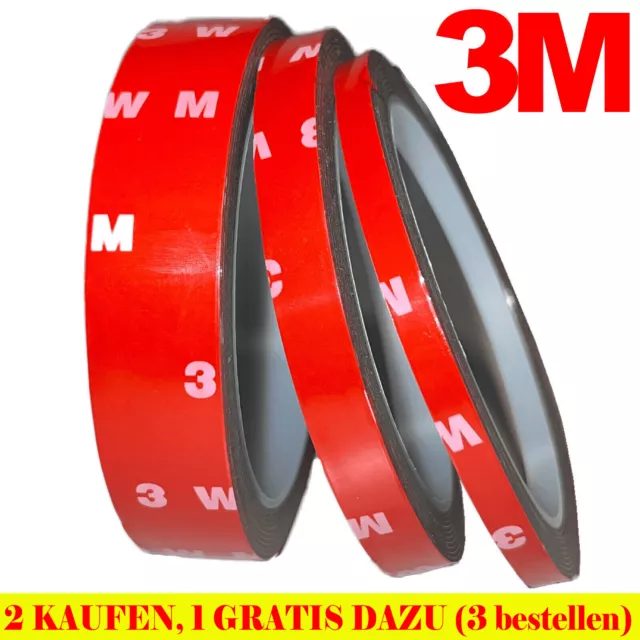 3M VHB 5608 Doppelseitiges Hochleistungs Klebeband extra stark KFZ Montage