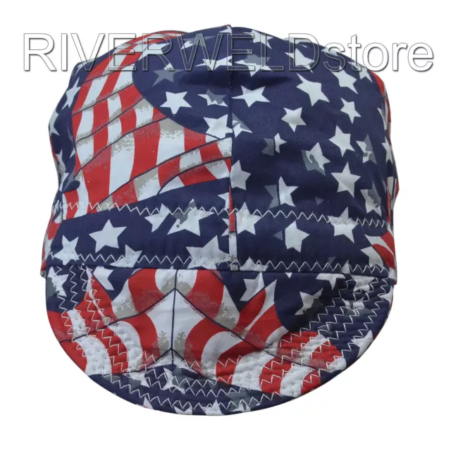 Fashion style Welding Caps Of Colorful Flag for Welders Perimeter 24 inch