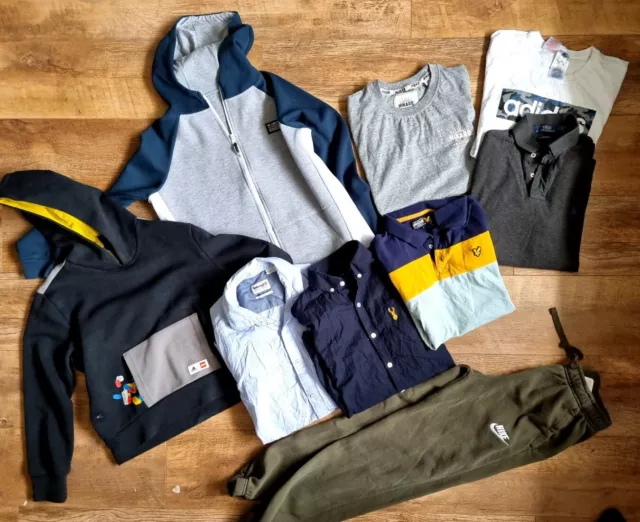 Huge Bundle Of Boys Clothes Age 13 -15 Ralph, Polo,Timberland Nike