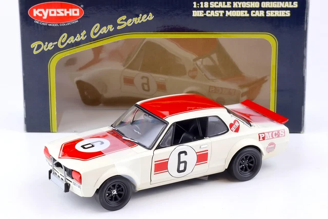 Xe Mô Hình Nissan Skyline 2000GT-R ( KPGC10 ) 1:64 Kyosho ( Trắng