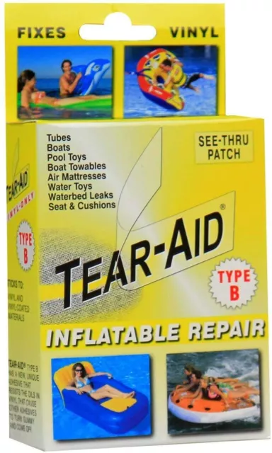 Tear-Aid ® Type B Inflatable Repair Kit - repairs Toys, Boats, Waterbeds, Lilos