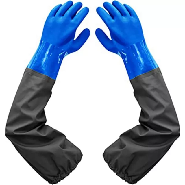 Long Rubber Gloves, Long  Gloves and Heavy Duty  Gloves for Harmful and9769