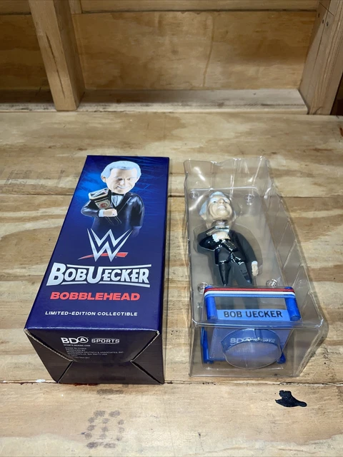 2021 MILWAUKEE BREWERS BOB UECKER WWE WRESTLING SGA BOBBLEHEAD theme night w box