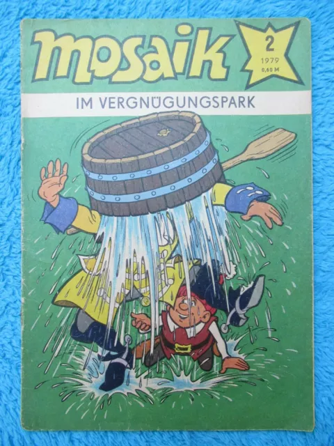 MOSAIK Abrafaxe 1979 Nr 2 "Im Vergnügungspark" Junge Welt DDR Z1-