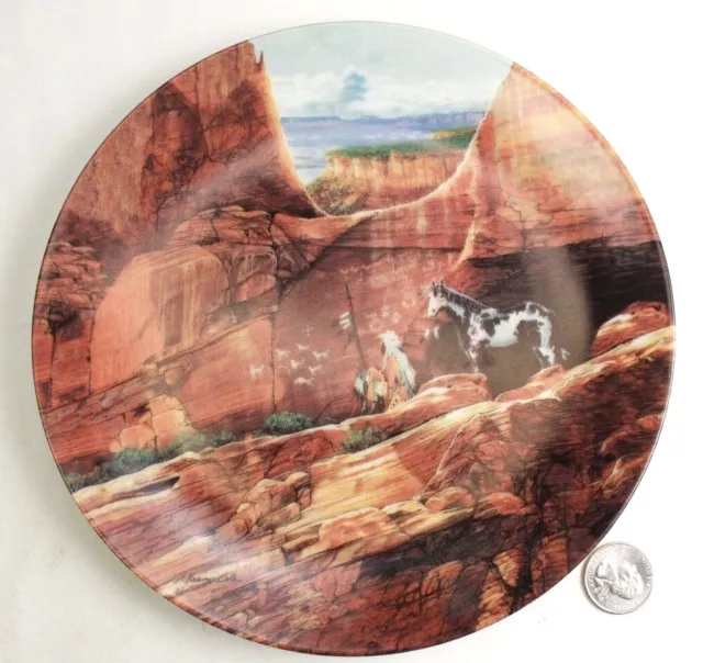 Julie Cramer Cole Bradford Exchange Plate Faces of Nature Wolf Pack Ancients