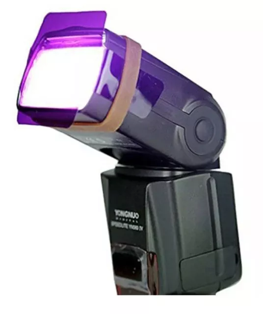 20pcs Assorted Colours Strobist Flash Camera Speedlite Light Diffuser Filter Set 3