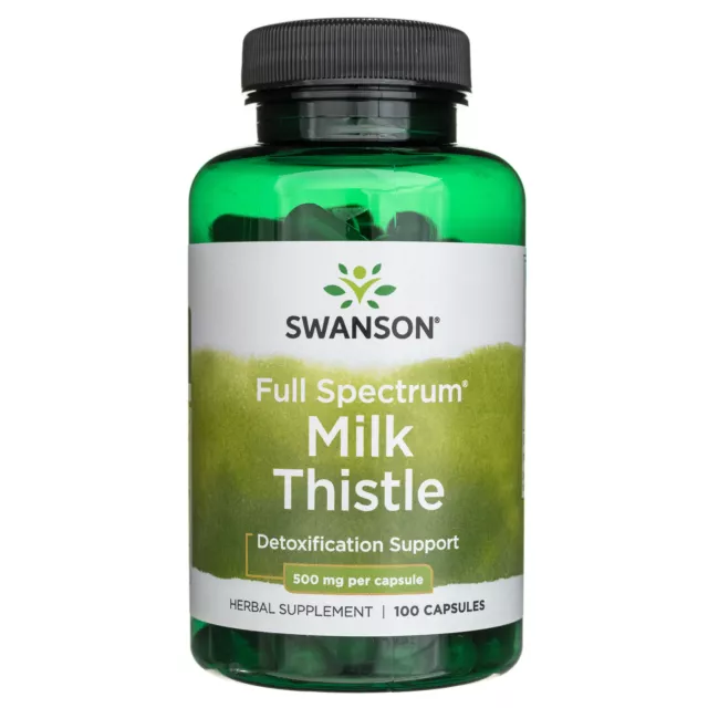 Swanson Milk Thistle 500 mg - 100 capsules