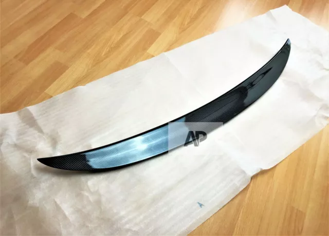 BMW 3 Series Convertible M3 E93 Carbon Fibre Rear Boot Spoiler Lip Wing Kit 4-12