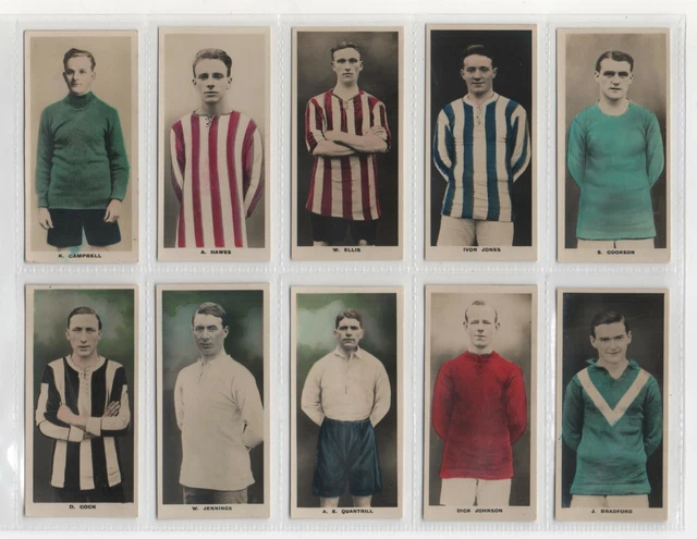 D C Thompson Trade Card - British Footballers - A Hawes  Sunderland