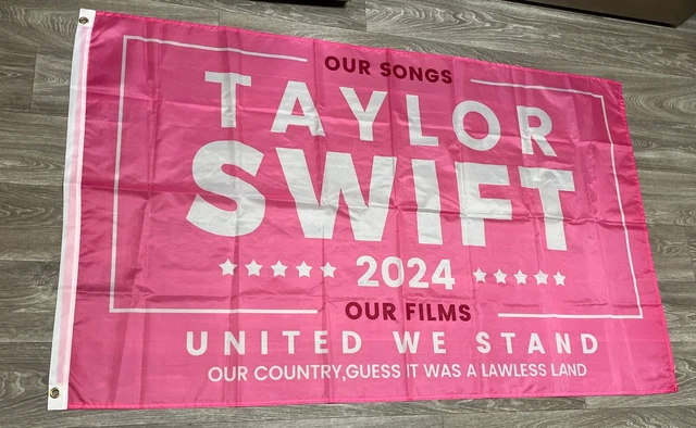 TAYLOR SWIFT ROOM Decor Flag 3x5 Pink 2024 Banner Lawless Land £14.38 ...