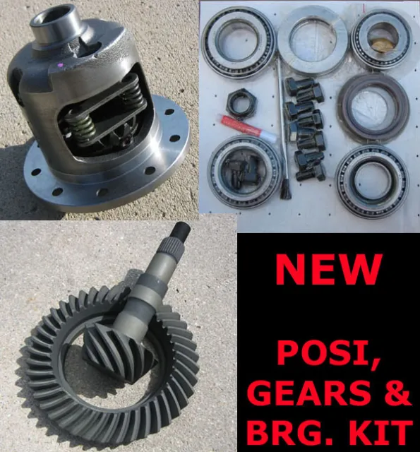 GM 55-64 Chevy 10-Bolt Drop-Out 8.2 - 55P Posi Gears Bearing Package - 3.73 NEW