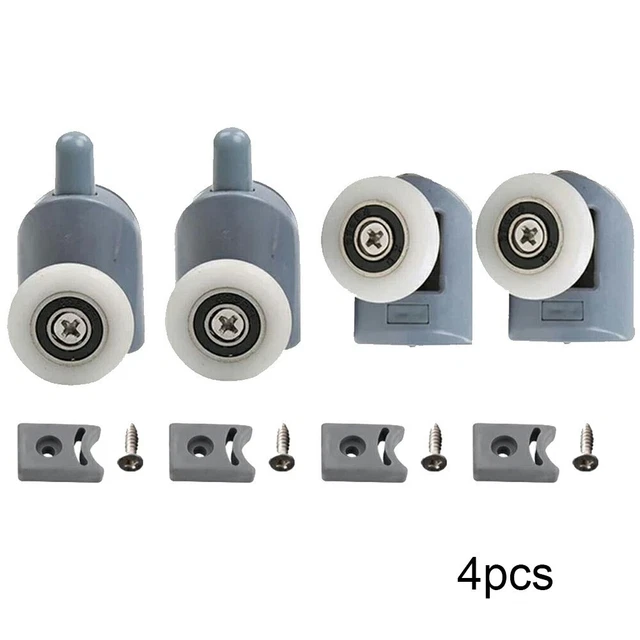 Rodillos superiores rodillos inferiores ruedas accesorios puerta 25 mm diámetro rueda juego de 4