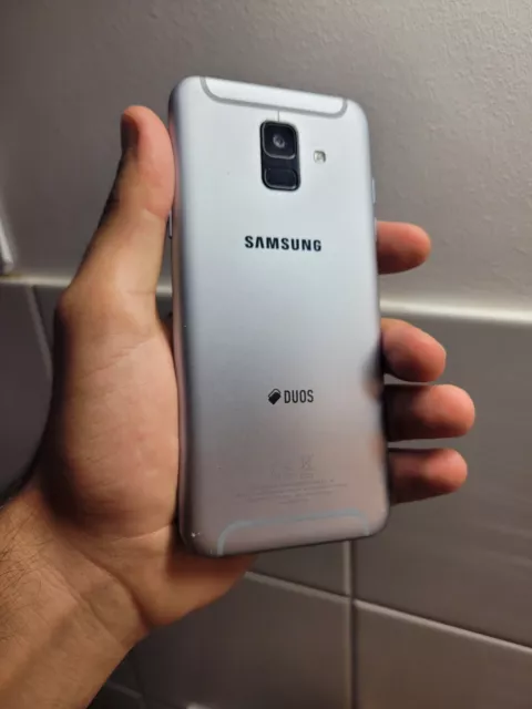 Galaxy a6 silver on sale