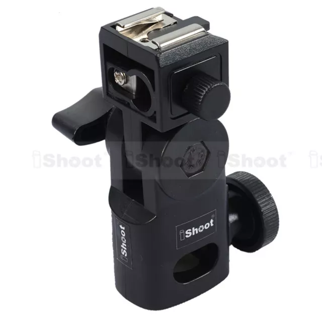 Hot Shoe Mount Flash Bracket/Umbrella Holder for Canon Nikon Pentax Speedlight