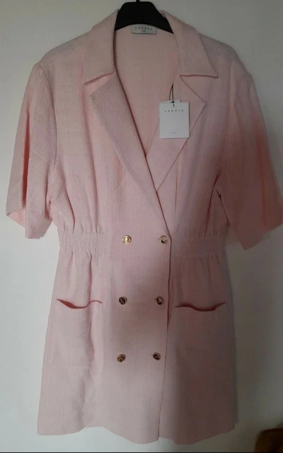 ROBE BLAZER TWEED Sandro forme facon veste de blazer en coton bio EUR 150 00 PicClick FR