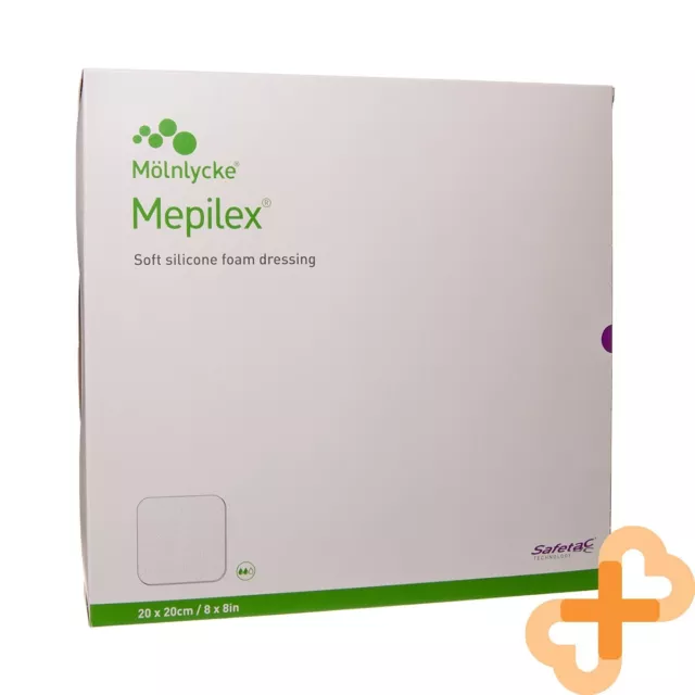 Mhc Mepilex Bandage 20 X 20 CM 5 Pièces Auto-Adhérent Silicone Souple Patch