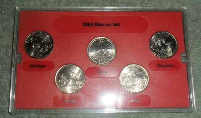 JB RFM 75731 State Quarter Collection 2004 Denver Edition with COA