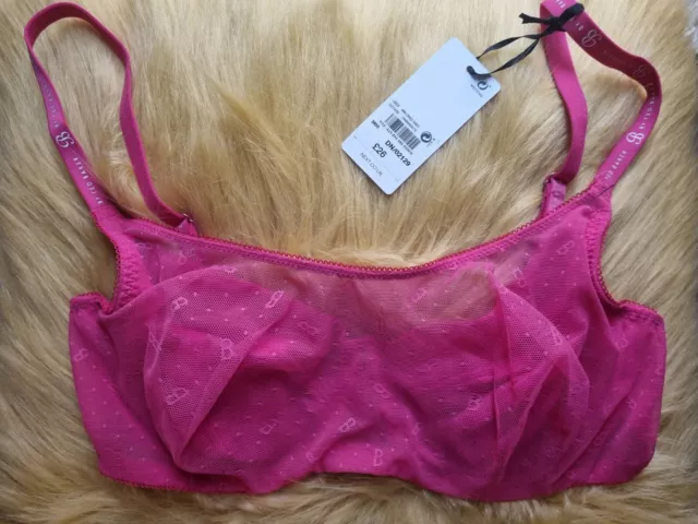 TESCO F&F LADIES Pink Floral Embroidered Underwire Balcony Bra UK Size 38DD  New £11.99 - PicClick UK