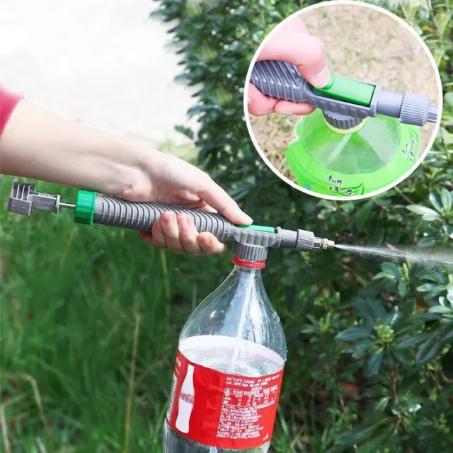 Manual High Pressure Air Pump Sprayer Adjustable Drink Bottle Spray Head Nozzle