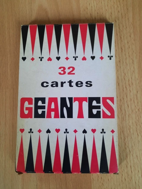 Jeu De 54 Cartes Géantes B.P. Grimaud – Fabrication Française – Occasion