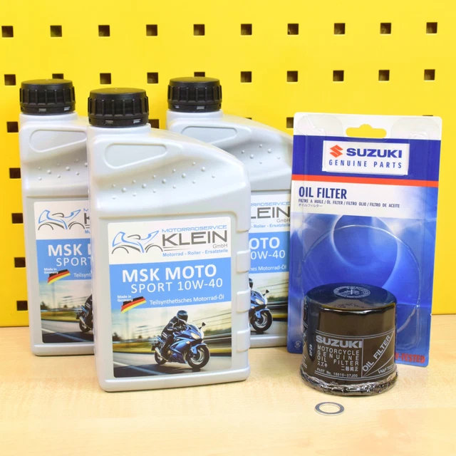 Kit Tagliando Olio Per Suzuki GSX-R 600/750 (2006-2010) - Include Filtro Olio E Filtro Aria