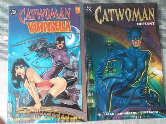 Catwoman Defiant & Catwoman Vampirella DC TPB SC 1992/97 Graphic Novels