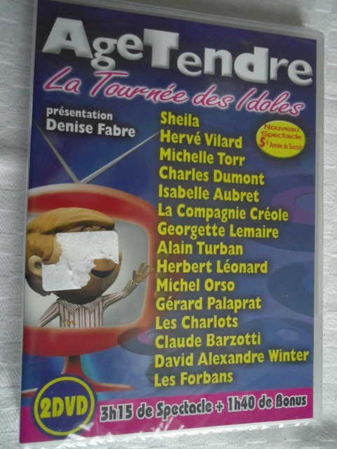 Dvd  Age Tendre  La Tournee Des Idoles