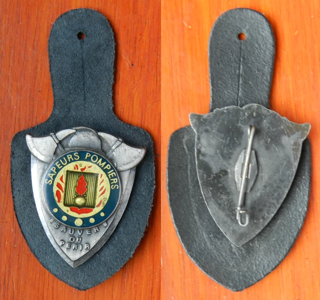 Insigne Pompier Drago Paris - Sauver Ou Périr - Occasion (cuir Usé)