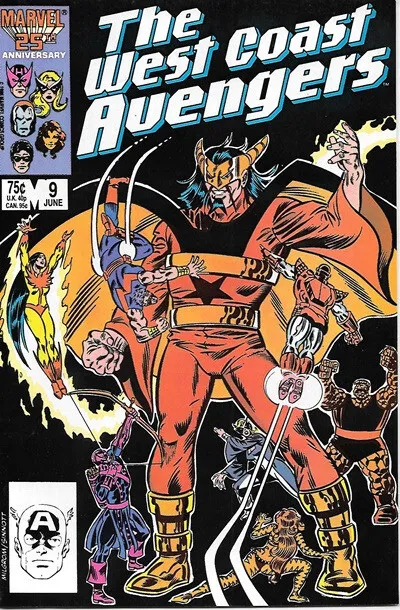 West Coast Avengers Comic Book Vol. 2 #9 Marvel 1986 VERY HIGH GRADE NEW UNREAD