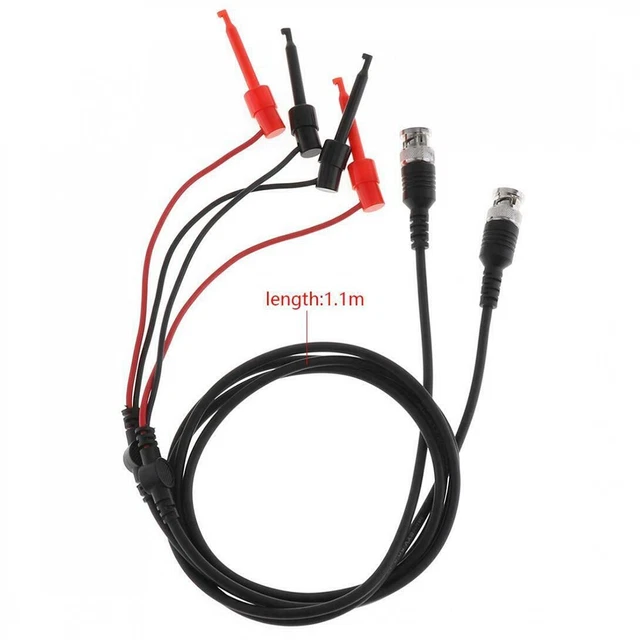 10 Cavetti Di Terra Con Clip A Coccodrillo Per Sonda Oscilloscopio - Tektronix, Ulead