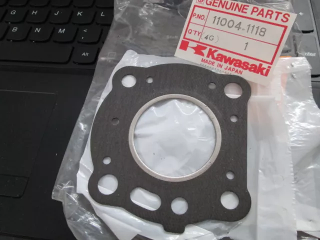 NOS Kawasaki OEM Head Gasket 1985 1986 1987 1988 & 1990 KX60 11004-1118