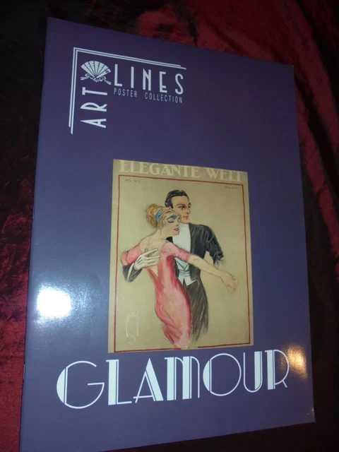 ART LINES POSTER Collect. Glamour Vintage Anni 20/30 Deco Liberty Moda ...