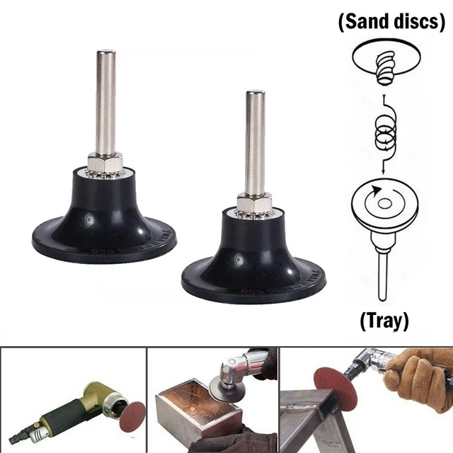 Support de tapis de disque flambant neuf 2 pièces remplacement adaptateur rond