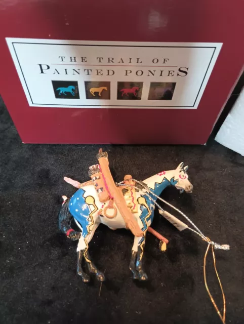 2006  "WOODLAND HUNTER"  Retired Trail of Painted Ponies Christmas Ornament