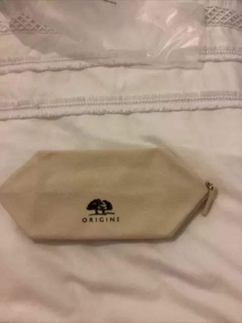 ORiGINS Canvas Make Up Bag NEW
