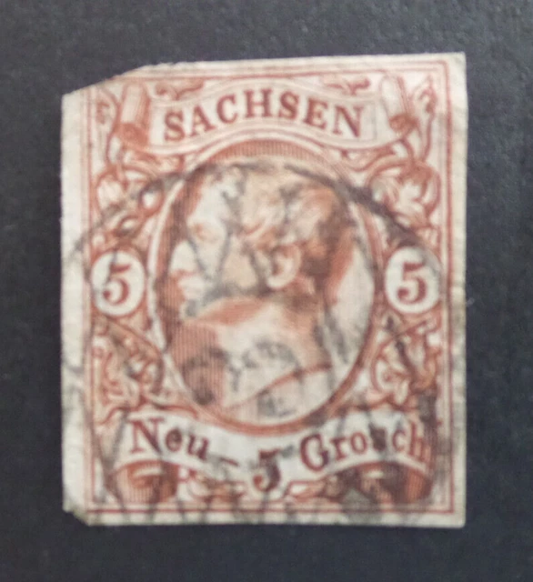 Altdeutschland Sachsen Mi.-Nr. 12 gestempelt o