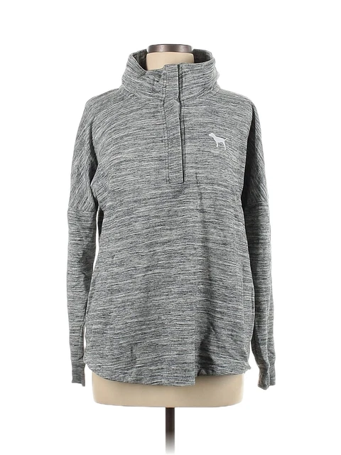 Victoria's Secret Pink Women Gray Sweatshirt M