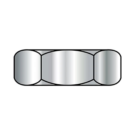 Zoro Select 04Nh188 4-40X1/4X3/32 Hex Ms Nut 18-8 Stainless Steel