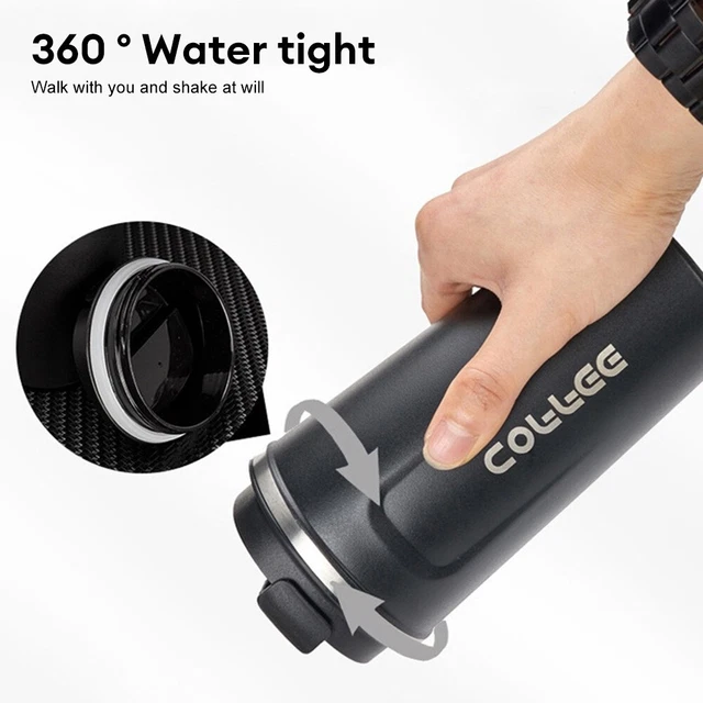 Insulated Coffee Mug Cup Travel Stainless Steel Flask Vacuum Thermos Leak proof