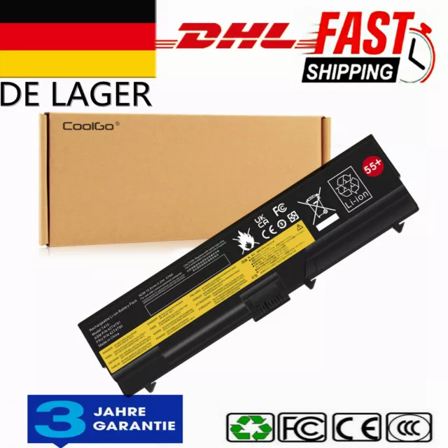 T410 Akku für Lenovo ThinkPad T420 T510 T520 W510 W520 L410 L412 L420 L510 L512