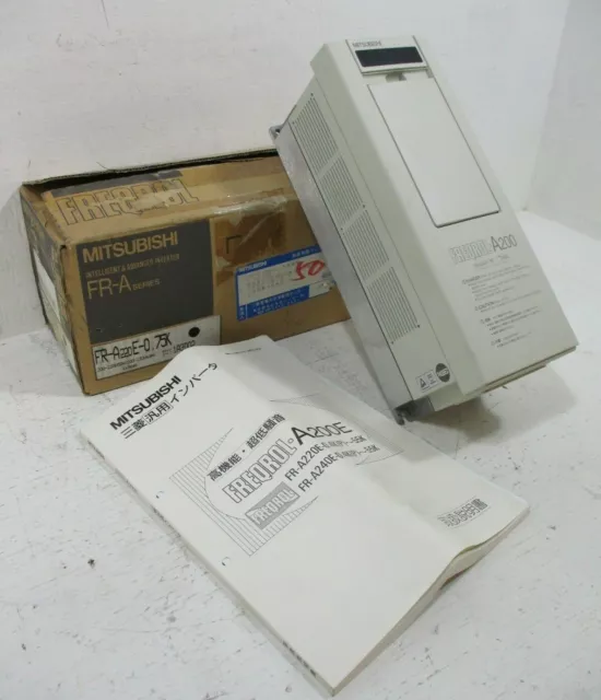 MITSUBISHI FR-A220E-15K-UL 20HP Freqrol A200 Inverter Drive FR