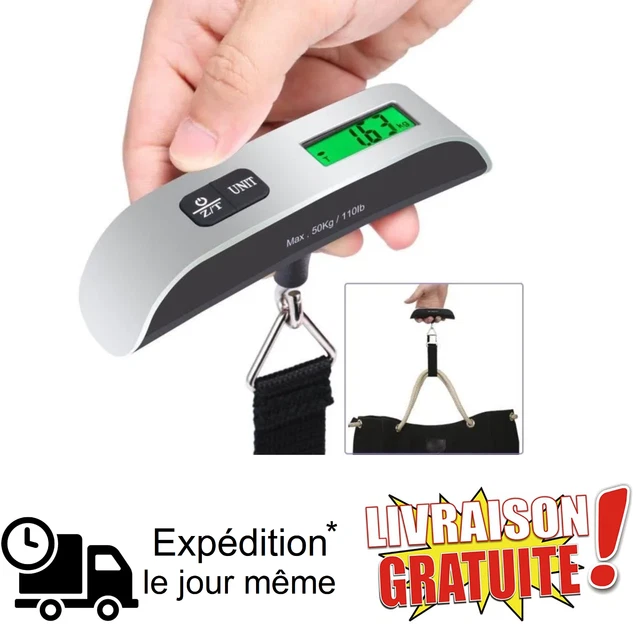 Pèse Lettres/Pèse Colis Numérique MUNBYN, 30 Kg, Avec Support Colis Pliable, Précision 1g, Écran