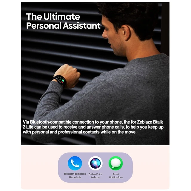 HEALTH MONITORING HEALTH Monitor HD Display Phone Call Smart