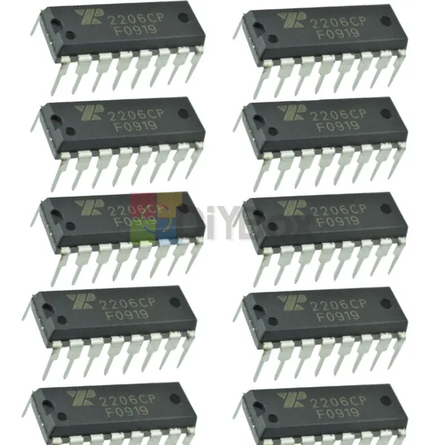 10PCS XR2206CP 2206CP Monolithic Function Generator IC EXAR DIP-16